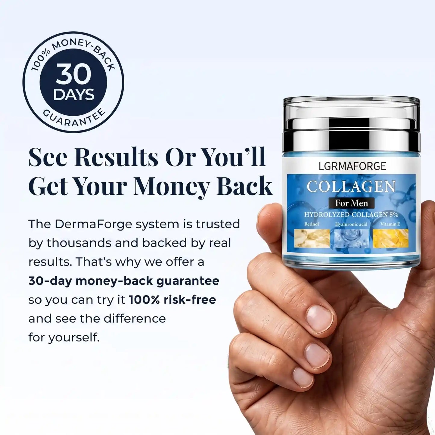DermaForge - Advanced Men's Collagen Cream