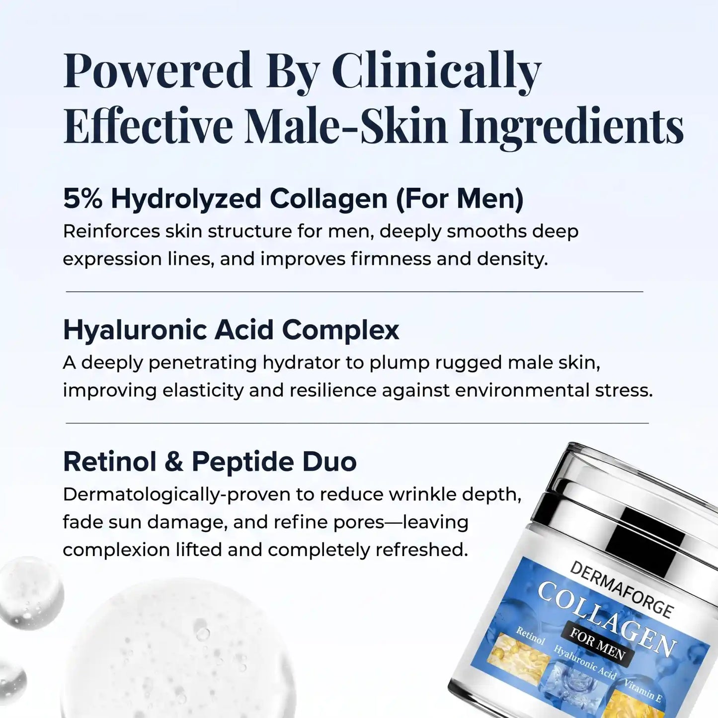 DermaForge - Advanced Men's Collagen Cream