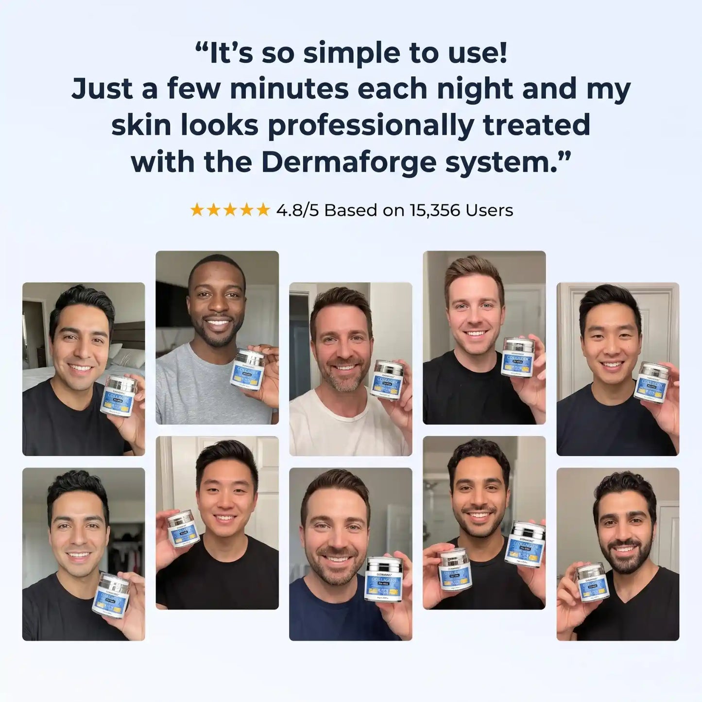 DermaForge - Advanced Men's Collagen Cream