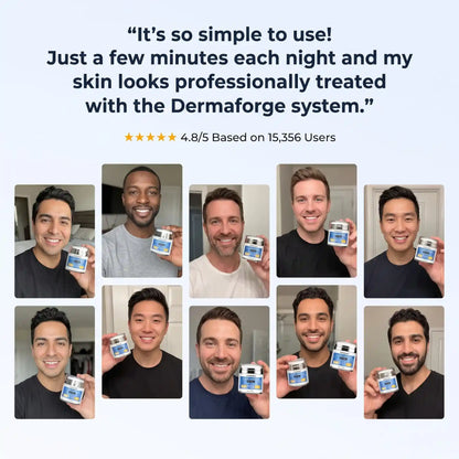 DermaForge® – Advanced Men's Collagen Cream | Anti-Wrinkle Formula
